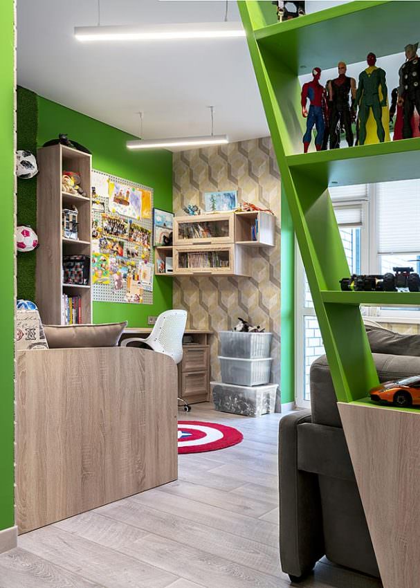 Дизайн интерьера детской комнаты 2 ЖК Солнечный остров